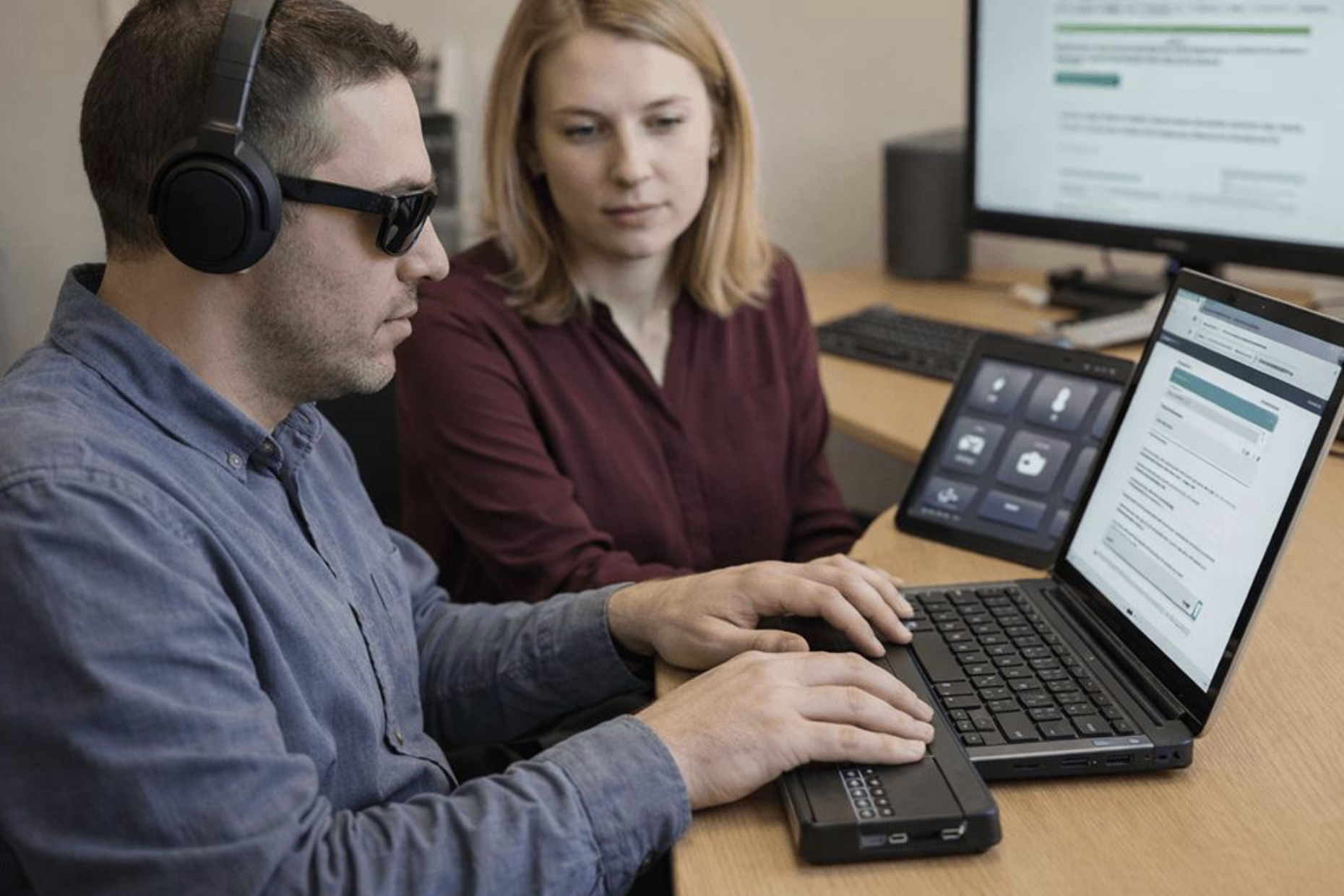 Accessibility testing with assistive technology
