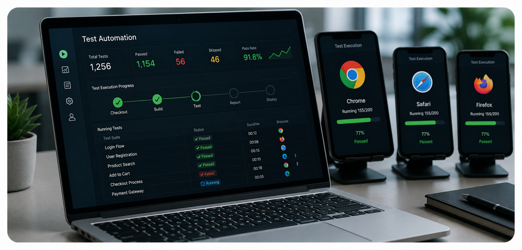 Web platform quality engineering and automation